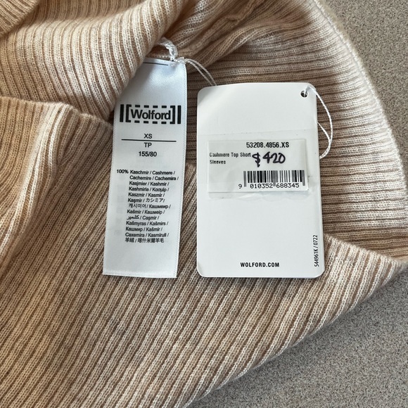 Wolford Beige Ribbed Knit Sweater - Picture 4 of 9